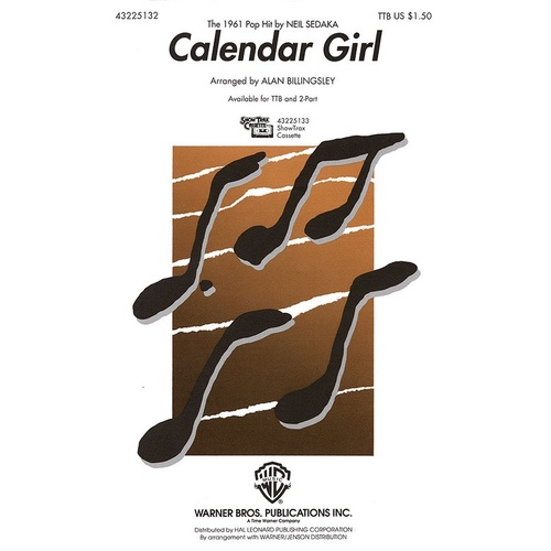 Calendar Girl Arr Billingsley TTB (Octavo)