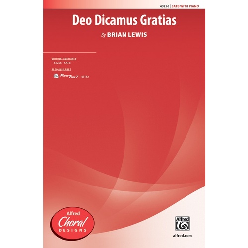 Deo Dicamus Gratias SATB