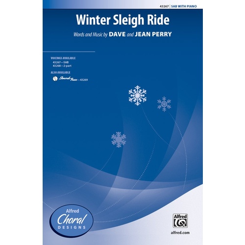 Winter Sleigh Ride Choral Sheet Music for 3 Part Mixed/SAB