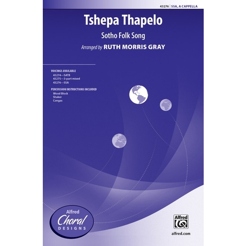 Tshepa Thapelo SSA Choral Sheet Music