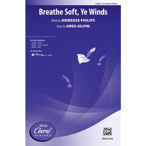 Breathe Soft Ye Winds SSA Choral Sheet Music