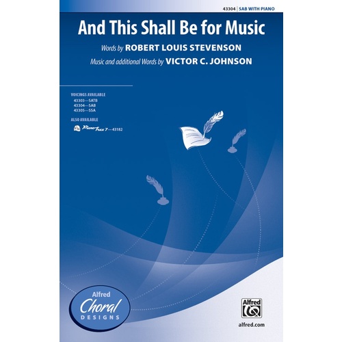 And This Shall Be for Music SAB Choral Sheet Music