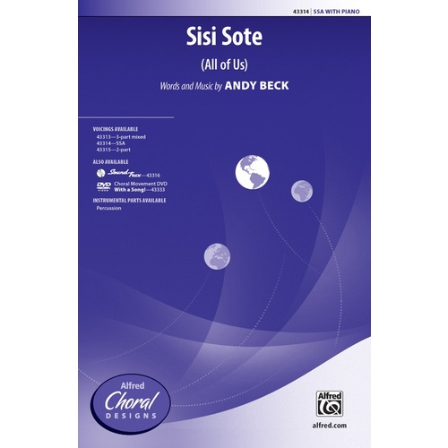Sisi Sote All of Us SSA Choral Sheet Music