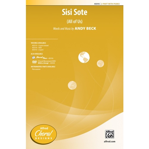 Sisi Sote All of Us Choral Sheet Music