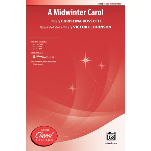 A Midwinter Carol SATB Choral Sheet Music