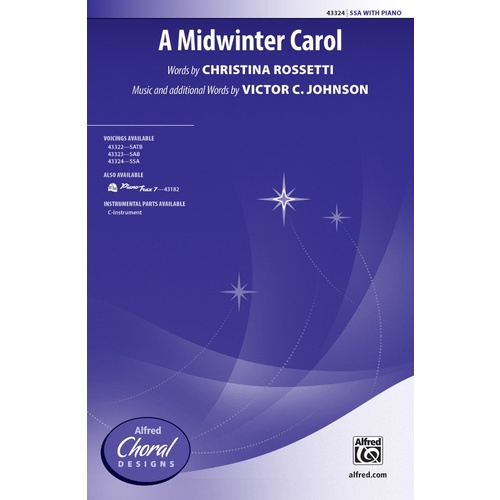 A Midwinter Carol SSA Choral Sheet Music