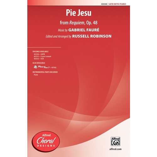 Pie Jesu Requiem Op 48 SATB