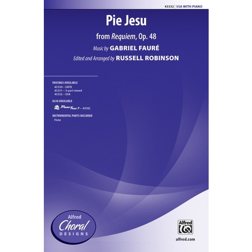 Pie Jesu Requiem Op 48 SSA