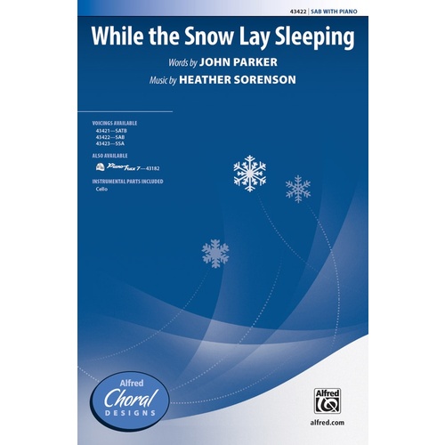 While the Snow Lay Sleeping SAB Choral Sheet Music