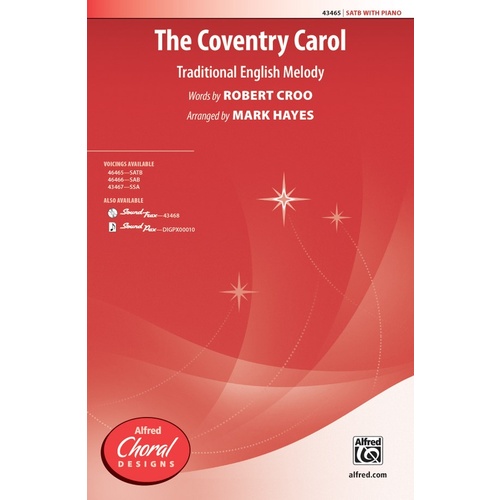 Coventry Carol SATB Choral Sheet Music