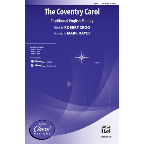 The Coventry Carol SSA Choral Sheet Music