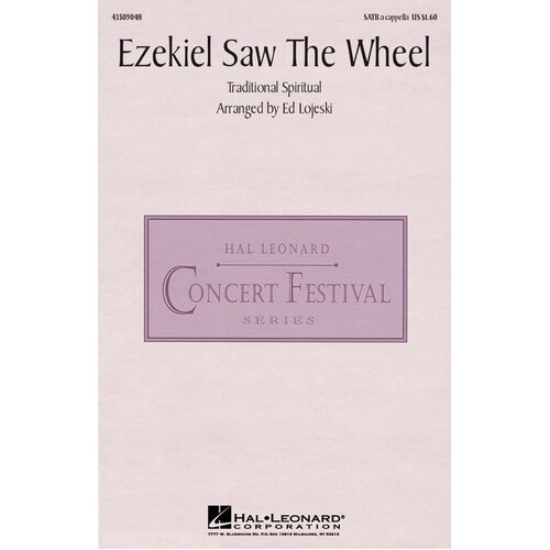 Ezekiel Saw The Wheel SATB A Cappella