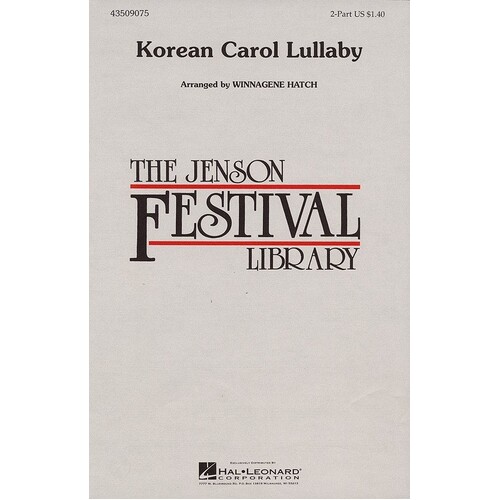 Korean Carol Lullaby 2 Pt