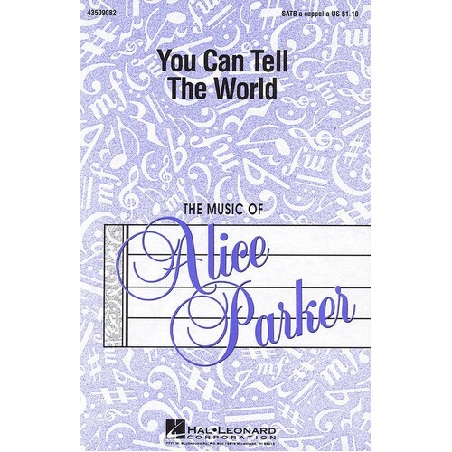 You Can Tell The World SATB A Cappella (Octavo)