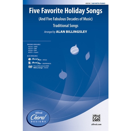 Five Favorite Holiday Songs SAB