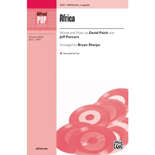 Africa SATB Choral Sheet Music