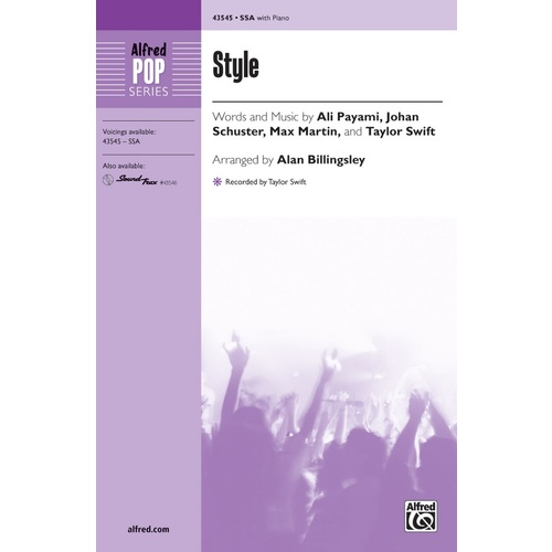 Choral Sheet Music - STYLE SSA