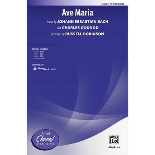 Ave Maria SSA Choral Sheet Music