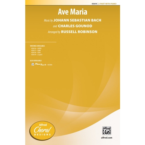 Ave Maria SA Choral Sheet Music