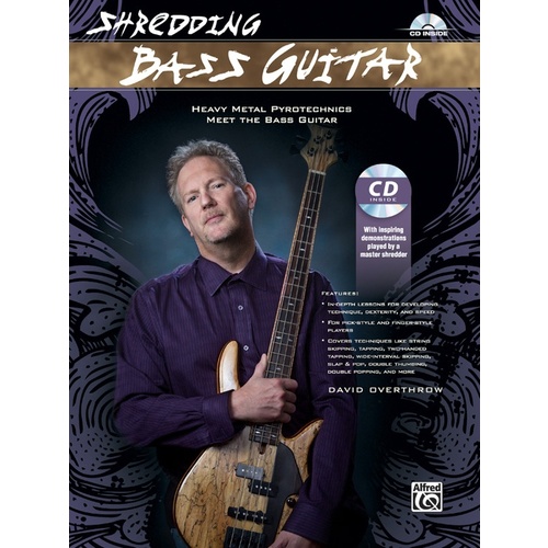 Shredding Bass Guitar Book and CD