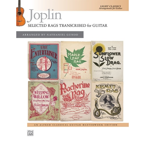 Joplin Selected Rags Transcribed For Guitar