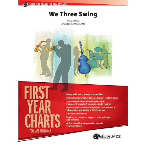 We Three Swing Jazz Ensemble Sheet Music Grade 1