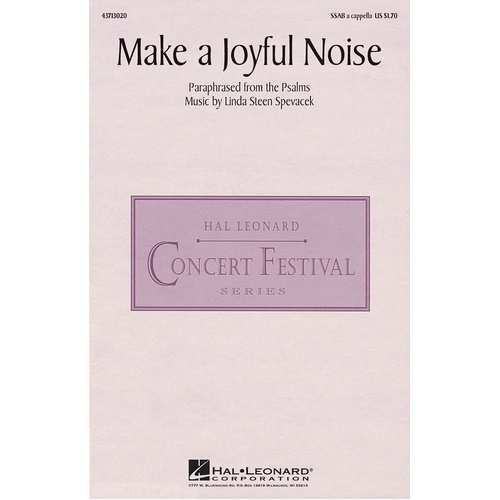 Make A Joyful Noise SSAB (Octavo)