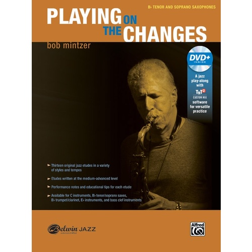 Playing On The Changes Bb TSax Book/DVD