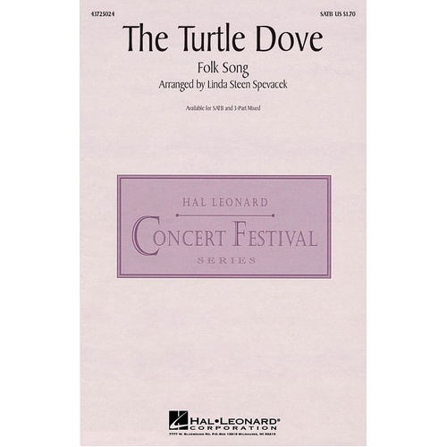 Turtle Dove SATB (Octavo)