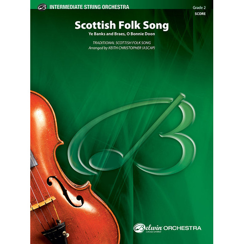 Scottish Folk Song for String Orchestra, Grade 2, Traditional