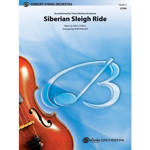 Siberian Sleigh Ride String Orchestra Sheet Music Grade 3