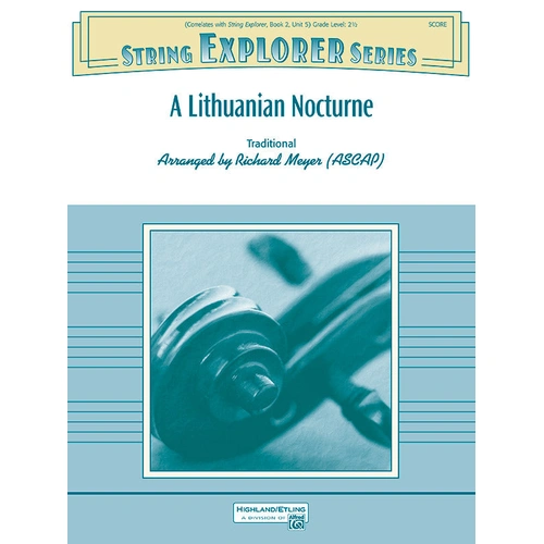 A Lithuanian Nocture SO Grade 2.5 Traditional Sheet Music