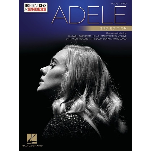 Adele - Original Keys for Singers 2nd Edition Songbook