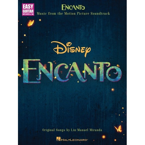 Encanto Movie Soundtrack Easy Guitar Songbook with Notes & Tab