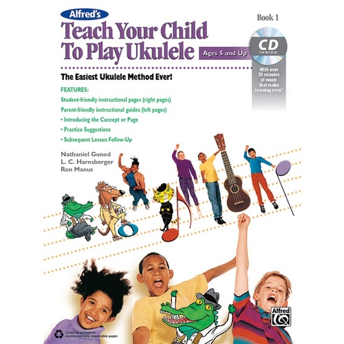 Alfred's Teach Your Child To Play Ukulele 1 Book/CD