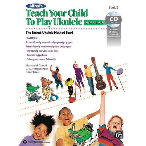 Alfred's Teach Your Child To Play Ukulele 2 Book/CD