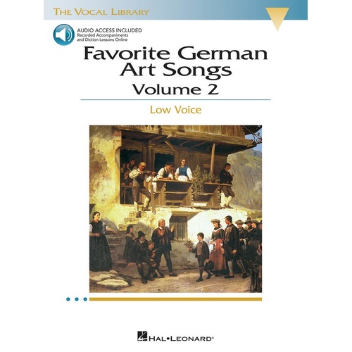 Favorite German Art Songs Vol 2 Book/CD Low 