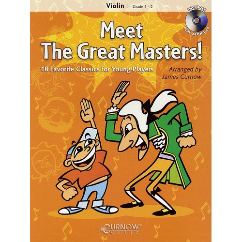 Meet The Great Masters Recorder/Violin Book/CD (Softcover Book/CD)