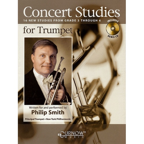 Concert Studies For Trumpet Gr 3-6 Book/CD (Softcover Book/CD)