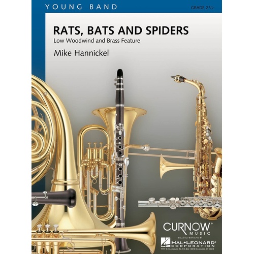 Rats Bats And Spiders Concert Band Gr 2.5 (Music Score/Parts)