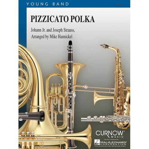 Pizzicato Polka Concert Band (Music Score/Parts)