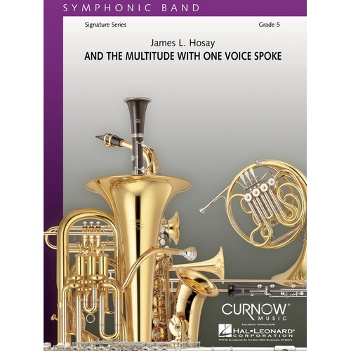 And The Multitude With One Voice Spoken Cucb5 (Music Score/Parts)