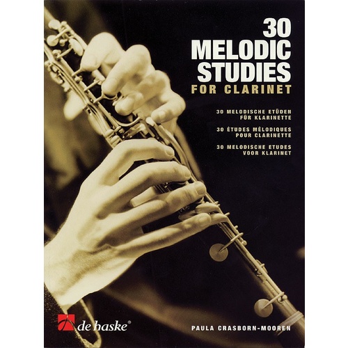 30 Melodic Studies For Clarinet
