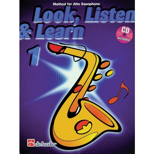 LOOK LISTEN and LEARN PART 1 ALTO SAX Book/CD