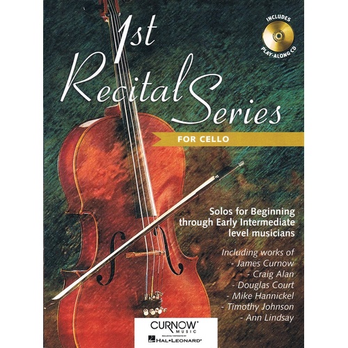 First Recital Series Book/CD Vlc (Softcover Book/CD)