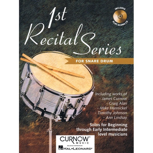 First Recital Series Book/CD Snare Drum (Softcover Book/CD)
