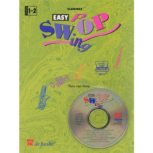 EASY SWING POP B FLAT clarinet/Tenor Saxophone Book/CD