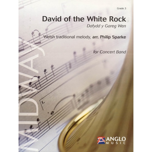 DAVID ON THE WHITE ROCK SCORE and PARTS Concert Band