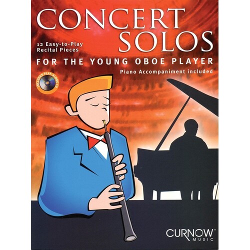 Concert Solos For The Young Oboe Book/CD (Softcover Book/CD)