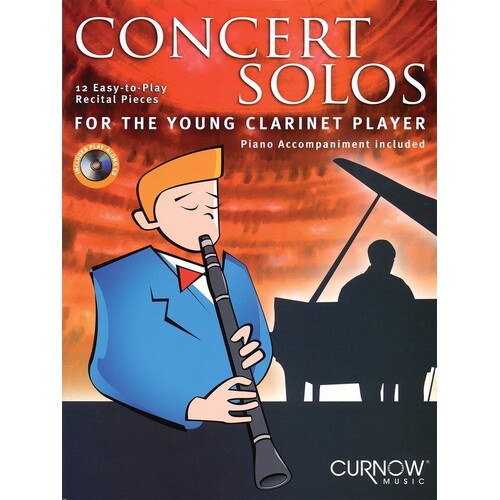 Concert Solos For The Young Clarinet Book/CD (Softcover Book/CD)